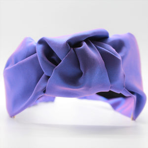 90s Style Purple Knotted Headband