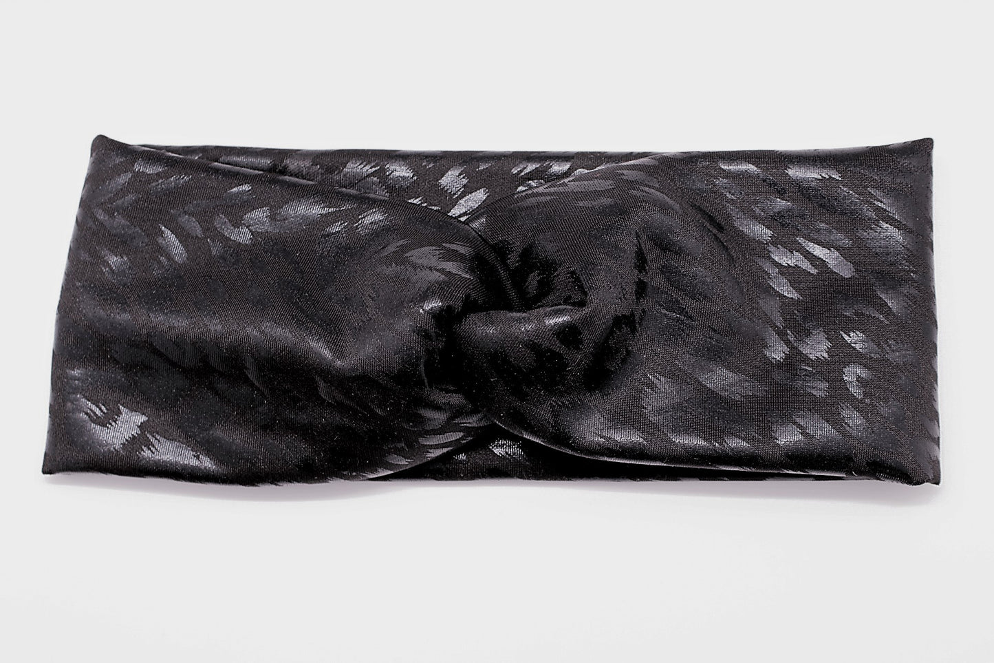 ARKWARD black cheetah Turban Headband