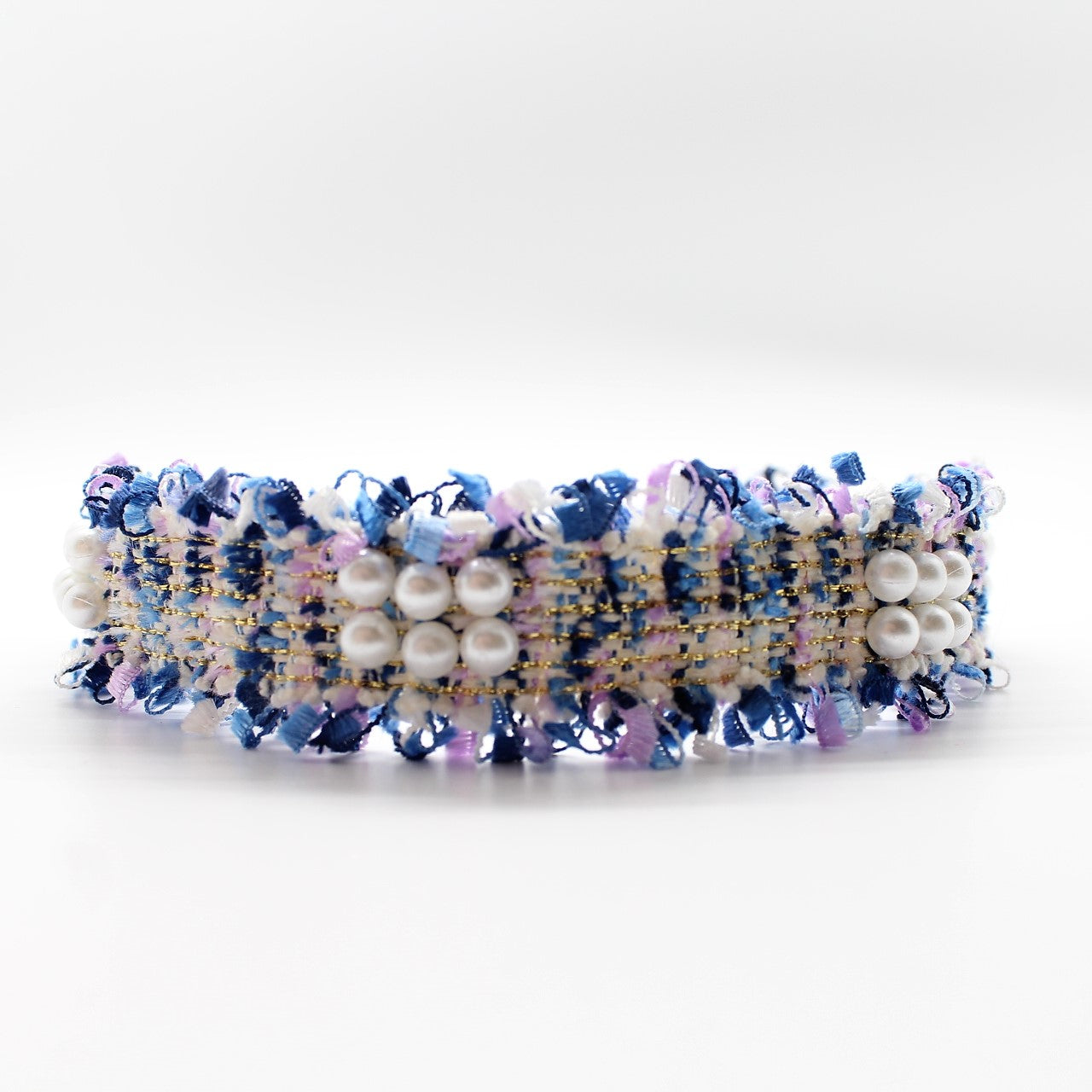 Blue pearl Boucle Headband