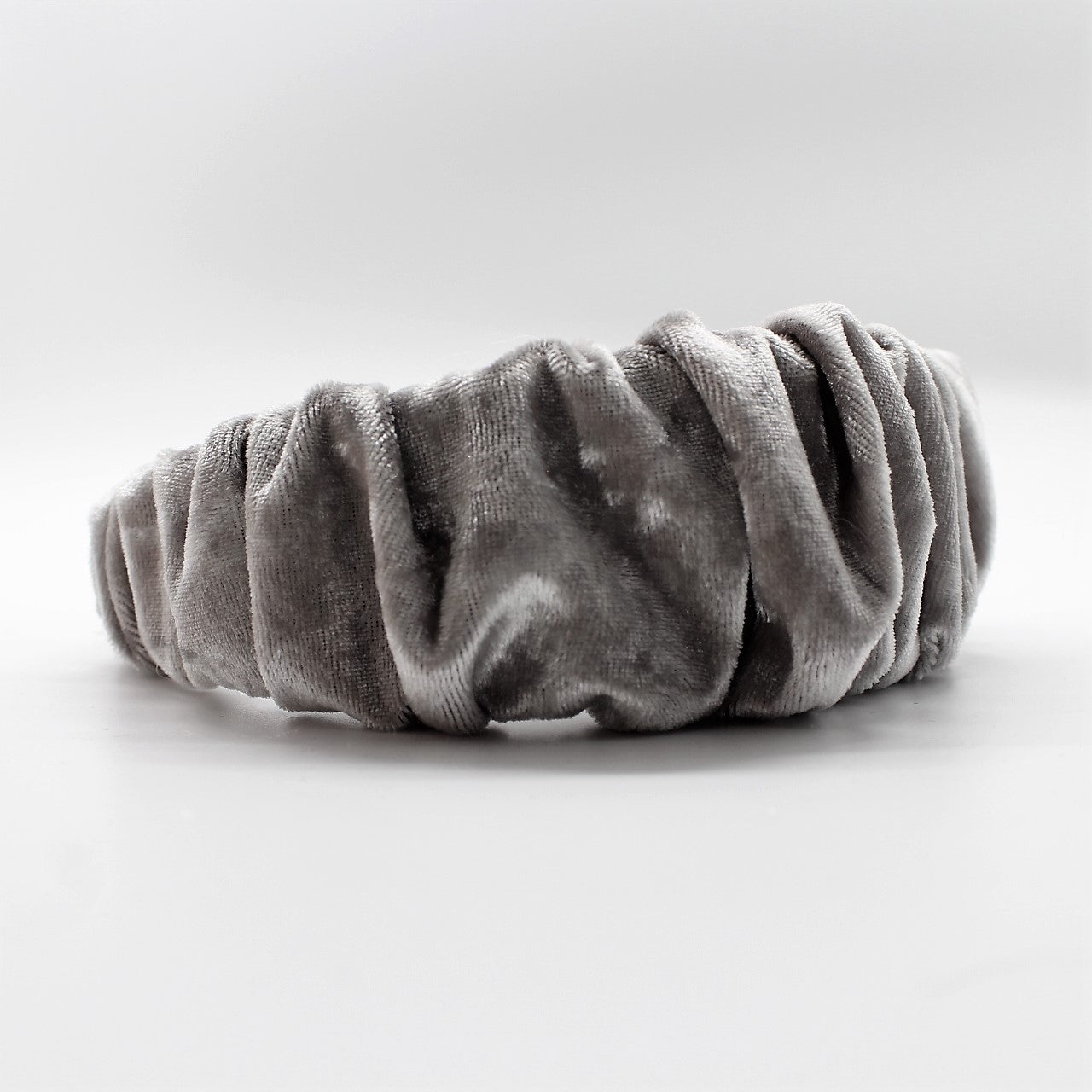 Silver Ruffle Headband