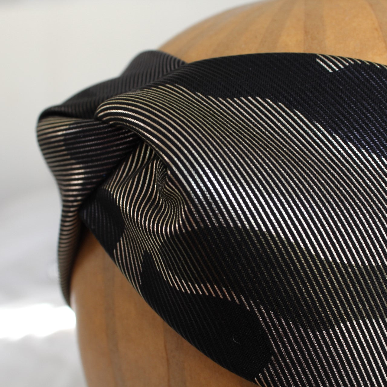 Camouflage Black and Gold Turban headband