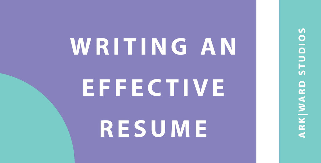 Writing an effective resume- webinar
