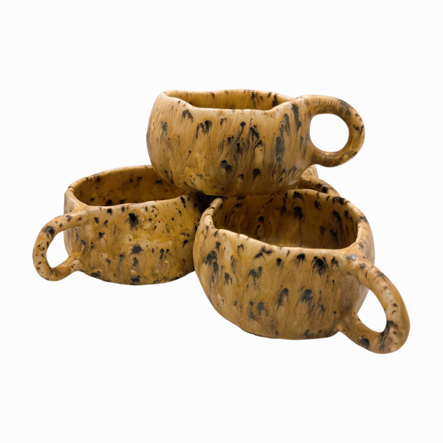 Tiger's Eye Cup Set of 2