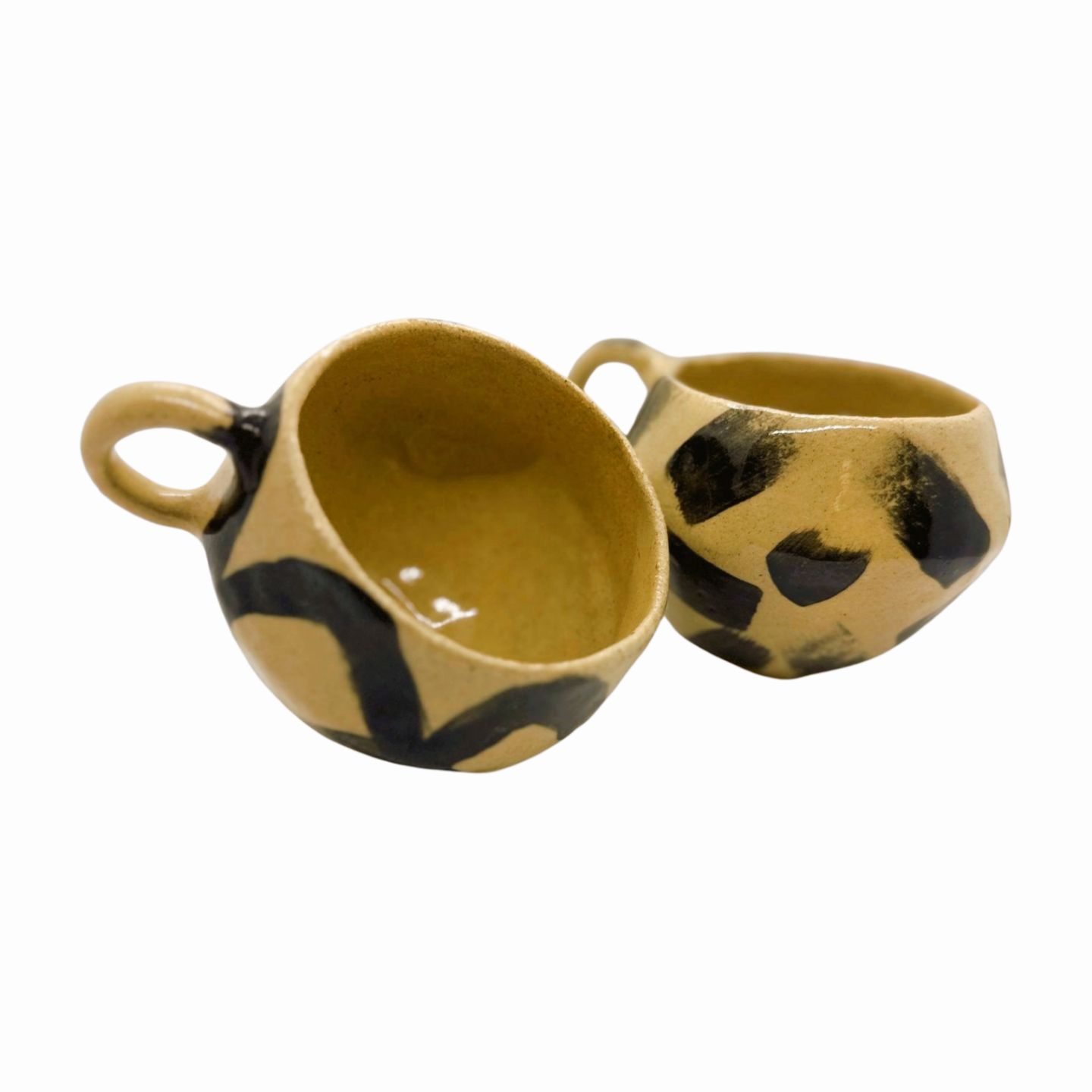 Brush Stroke Cup Set of 2