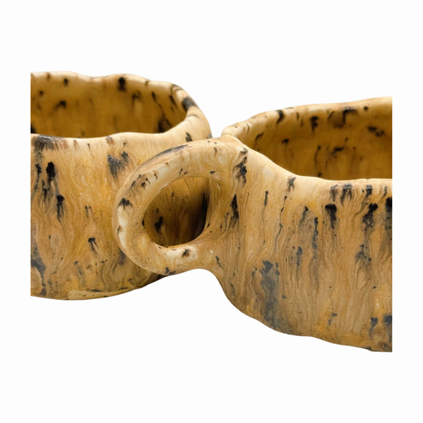 Tiger's Eye Cup Set of 2