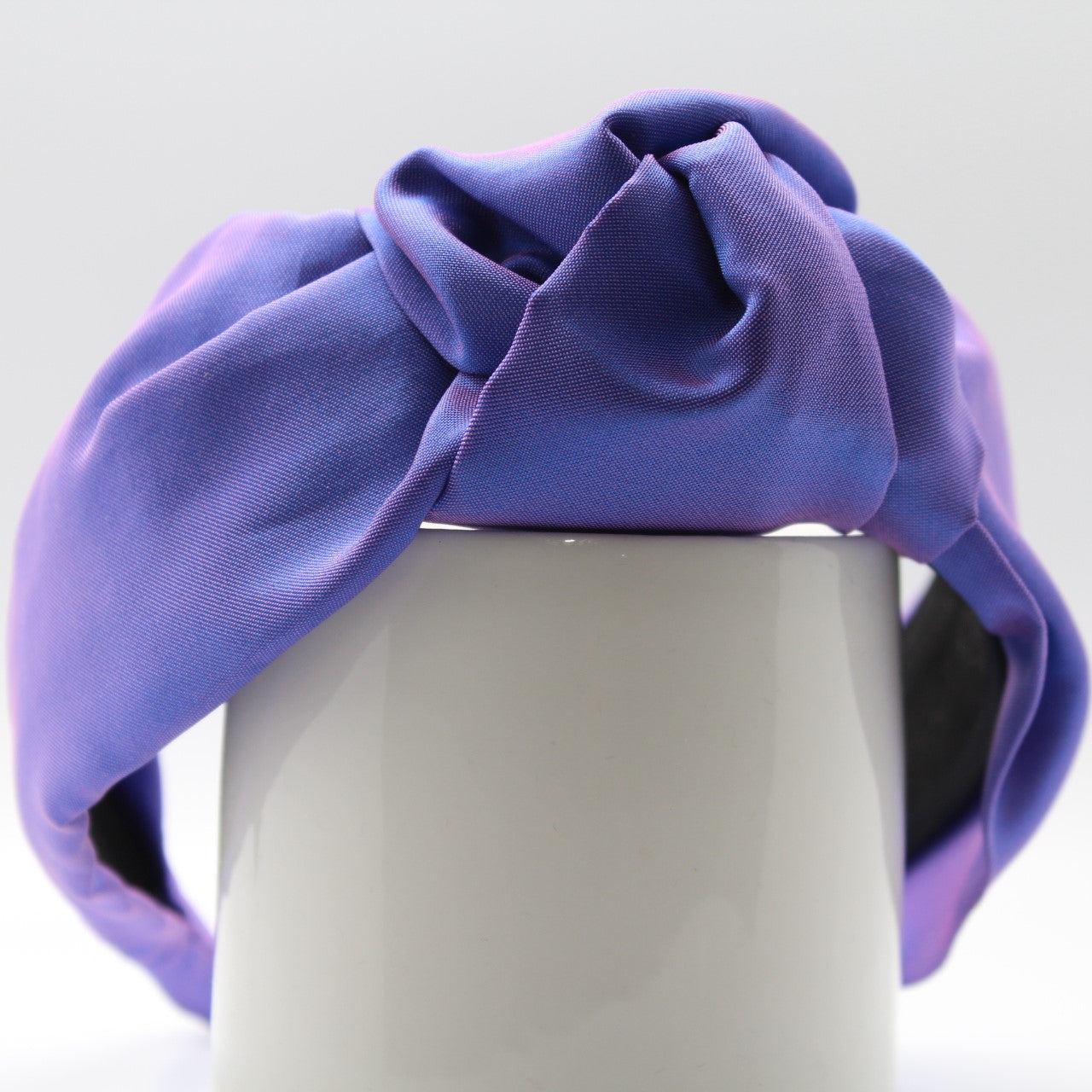 90s Style Purple Knotted Headband