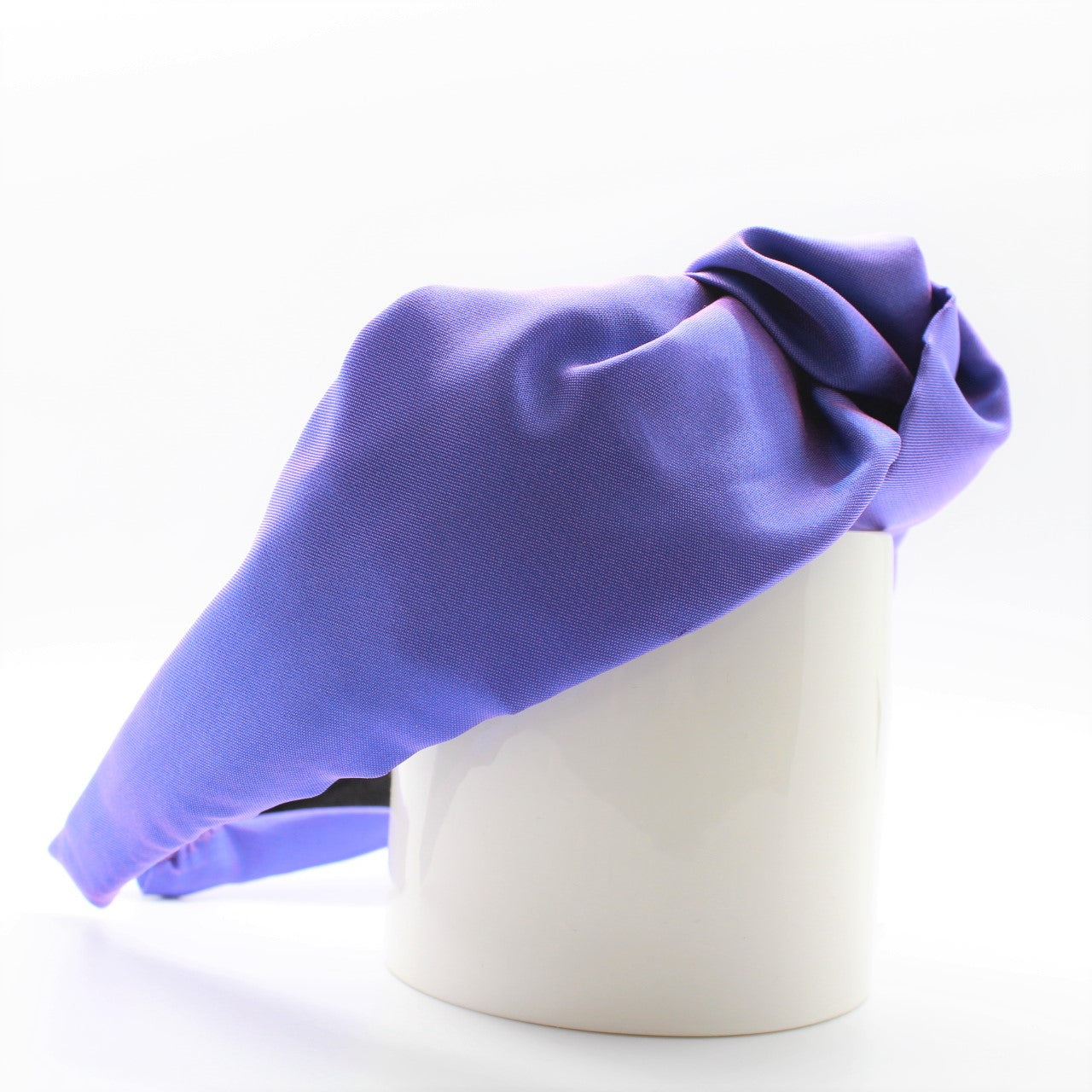 90s Style Purple Knotted Headband