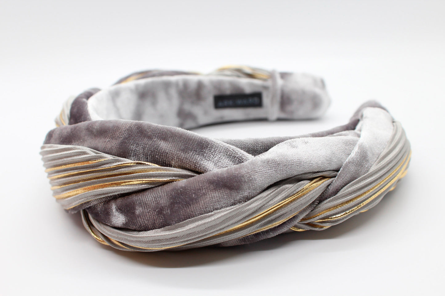 ARKWARD SILVER & GOLD BRAIDED HEADBAND