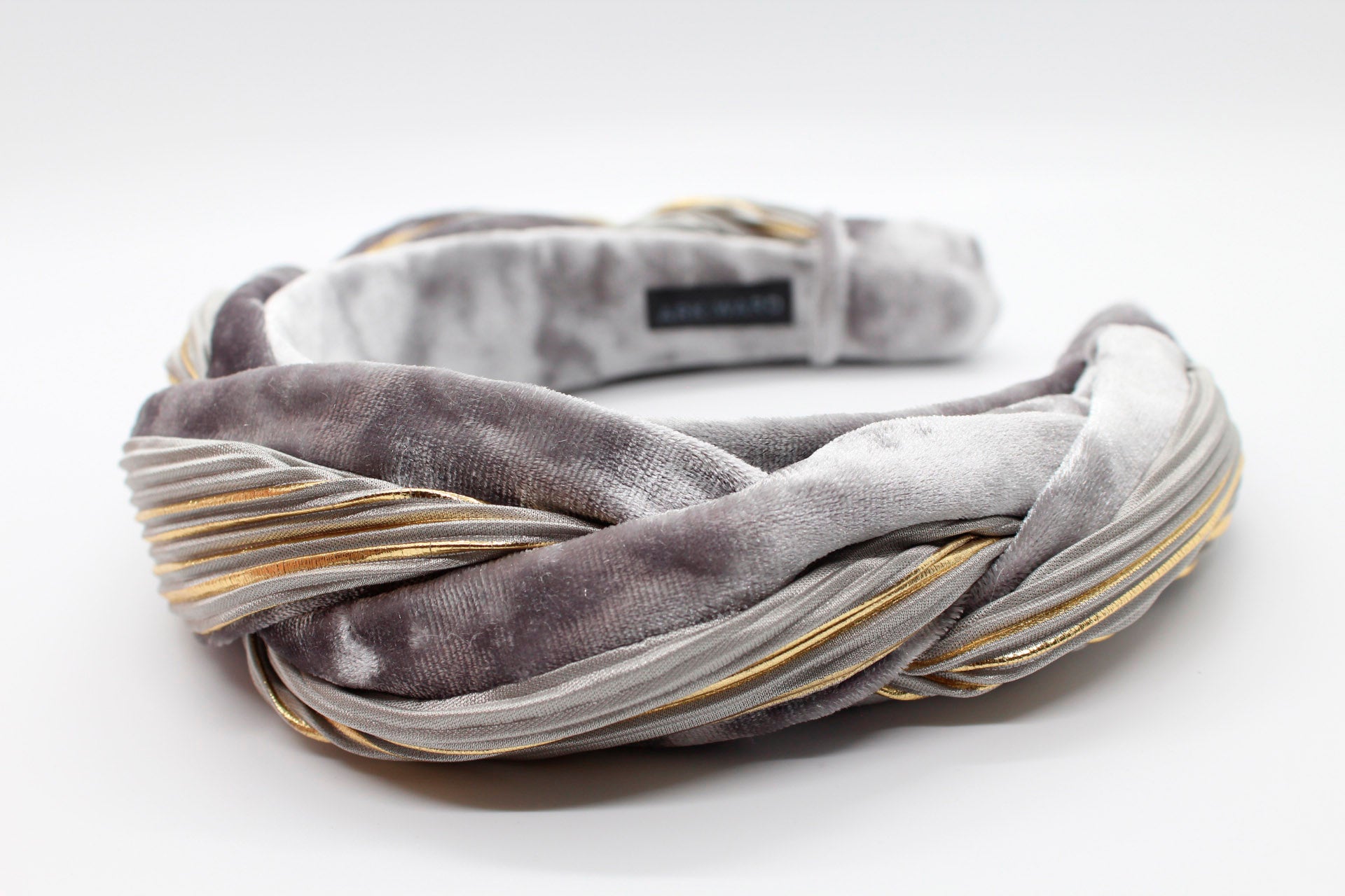 ARKWARD SILVER & GOLD BRAIDED HEADBAND