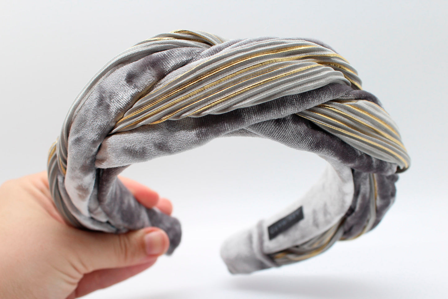 ARKWARD SILVER & GOLD BRAIDED HEADBAND