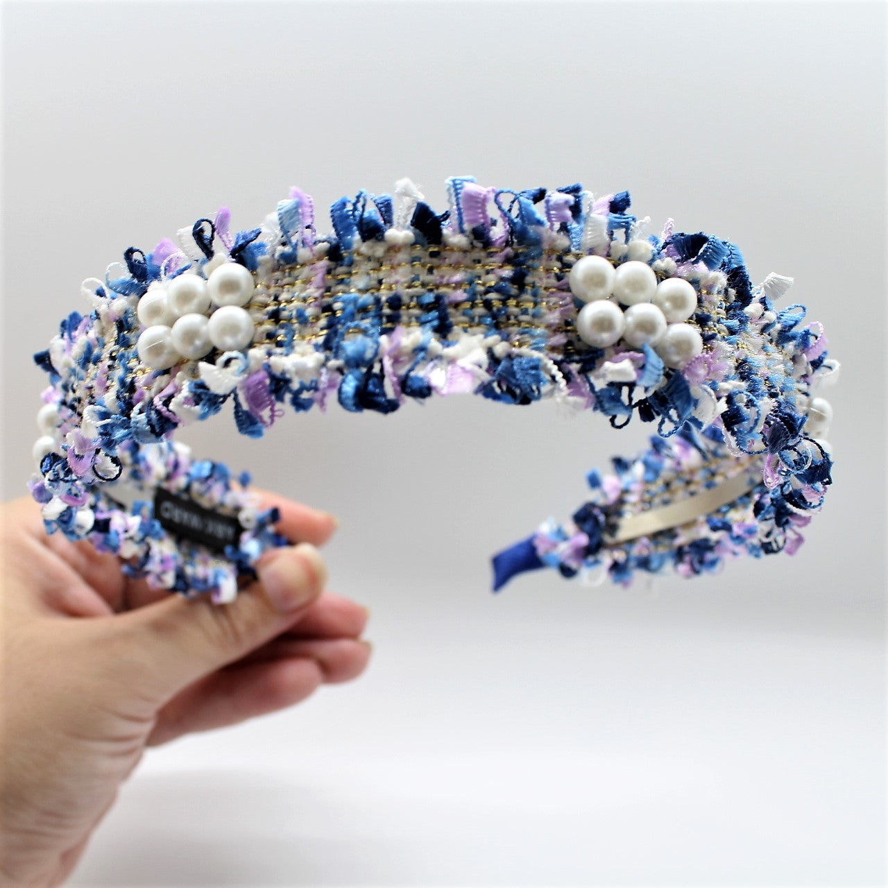 Blue pearl Boucle Headband