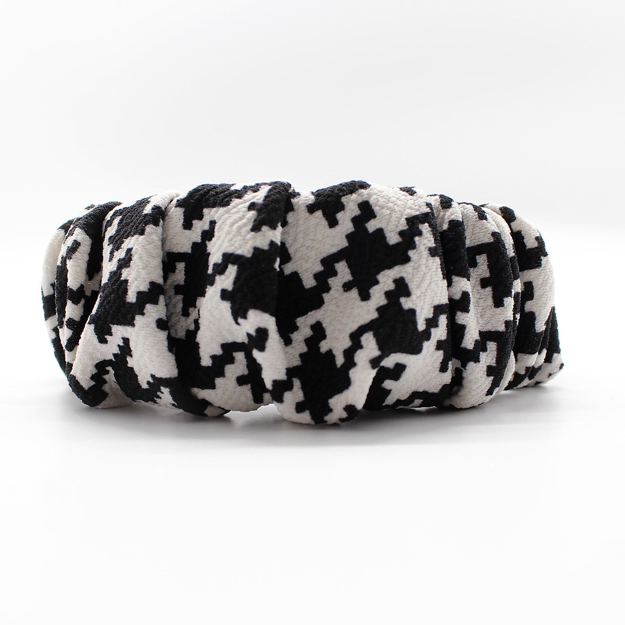Houndstooth Ruffle Headband