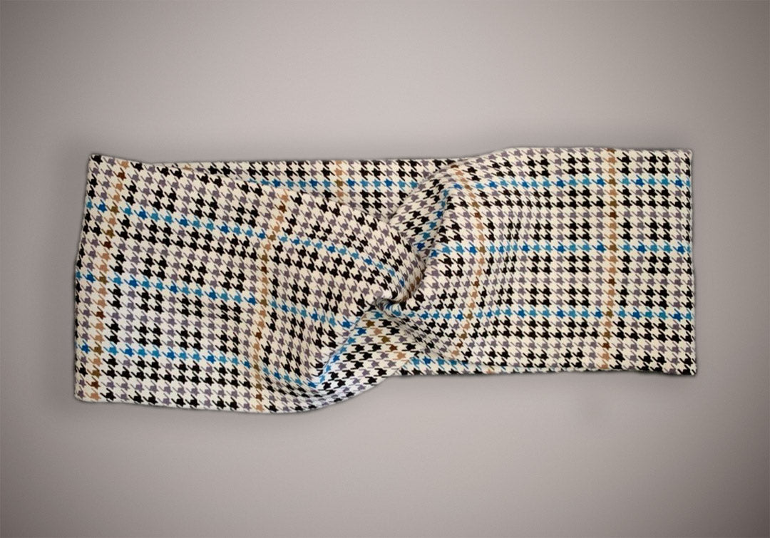 ARKWARD Houndstooth Mix White Headband