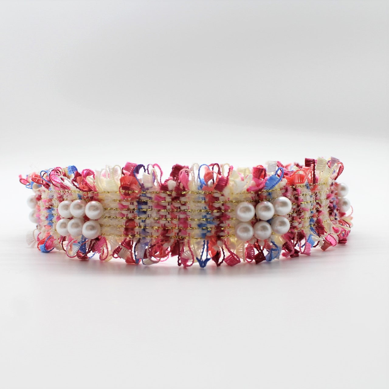 Pink pearl Boucle Headband