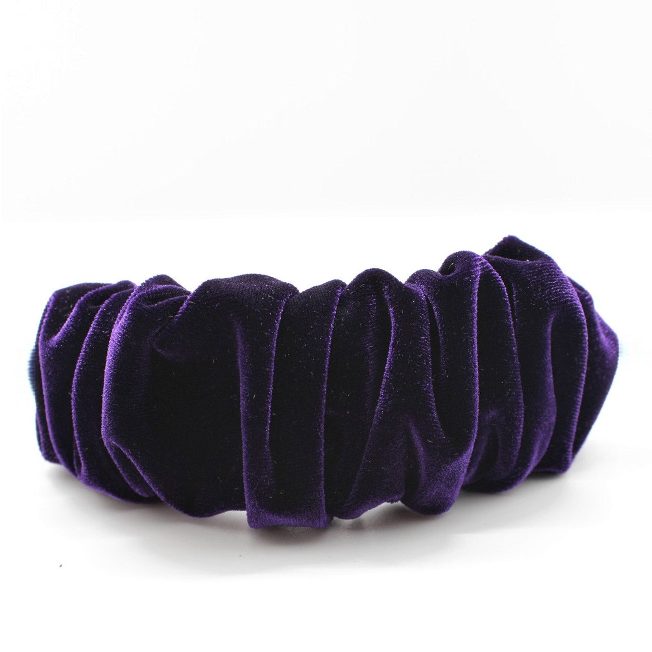 ARKWARD Purple Velvet Ruffle Headband