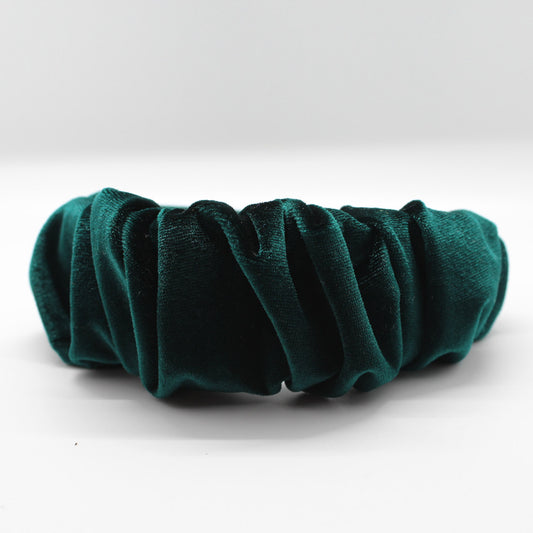 ARKWARD Sacramento Green Velvet Ruffle Headband
