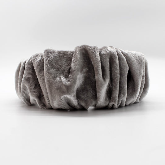 Silver Ruffle Headband