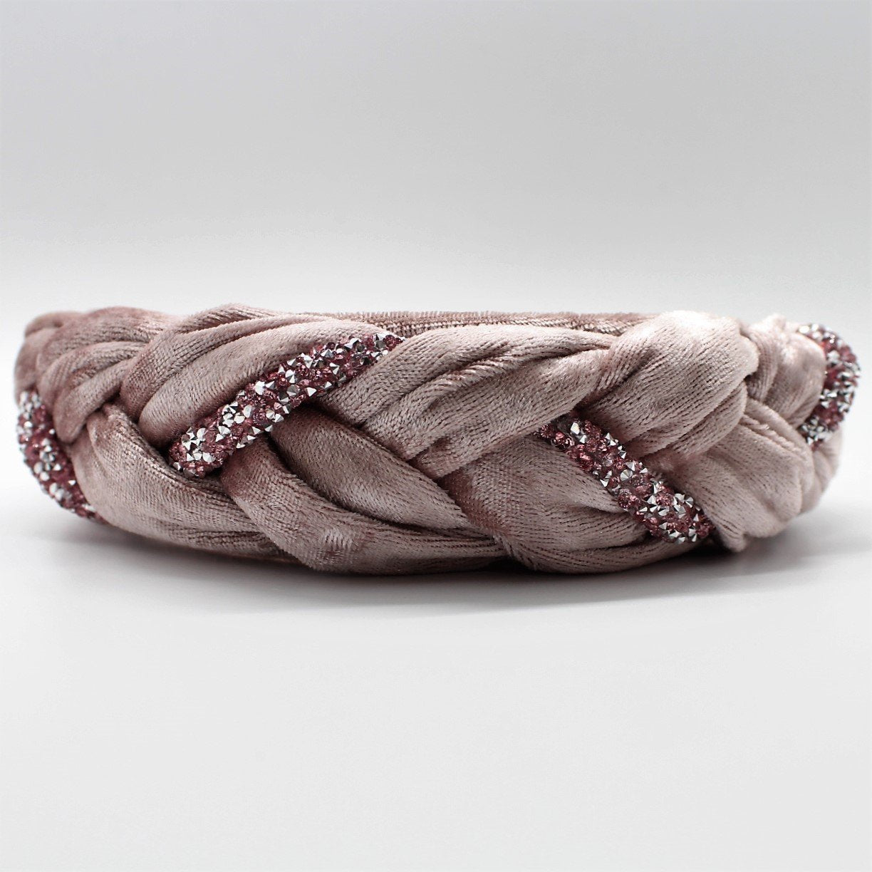 Pineapple yellow Velvet and Rhinestones Headband