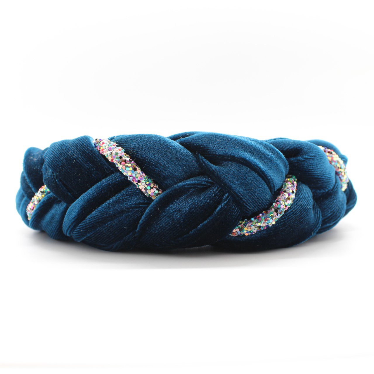 Fire Velvet & Rhinestone Headband