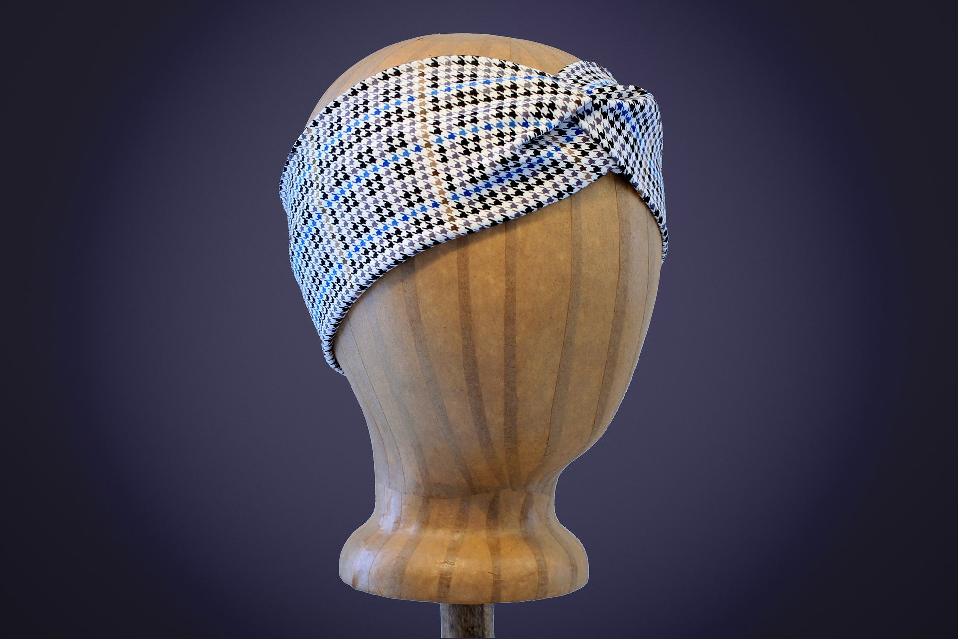 ARKWARD Houndstooth Mix White Headband