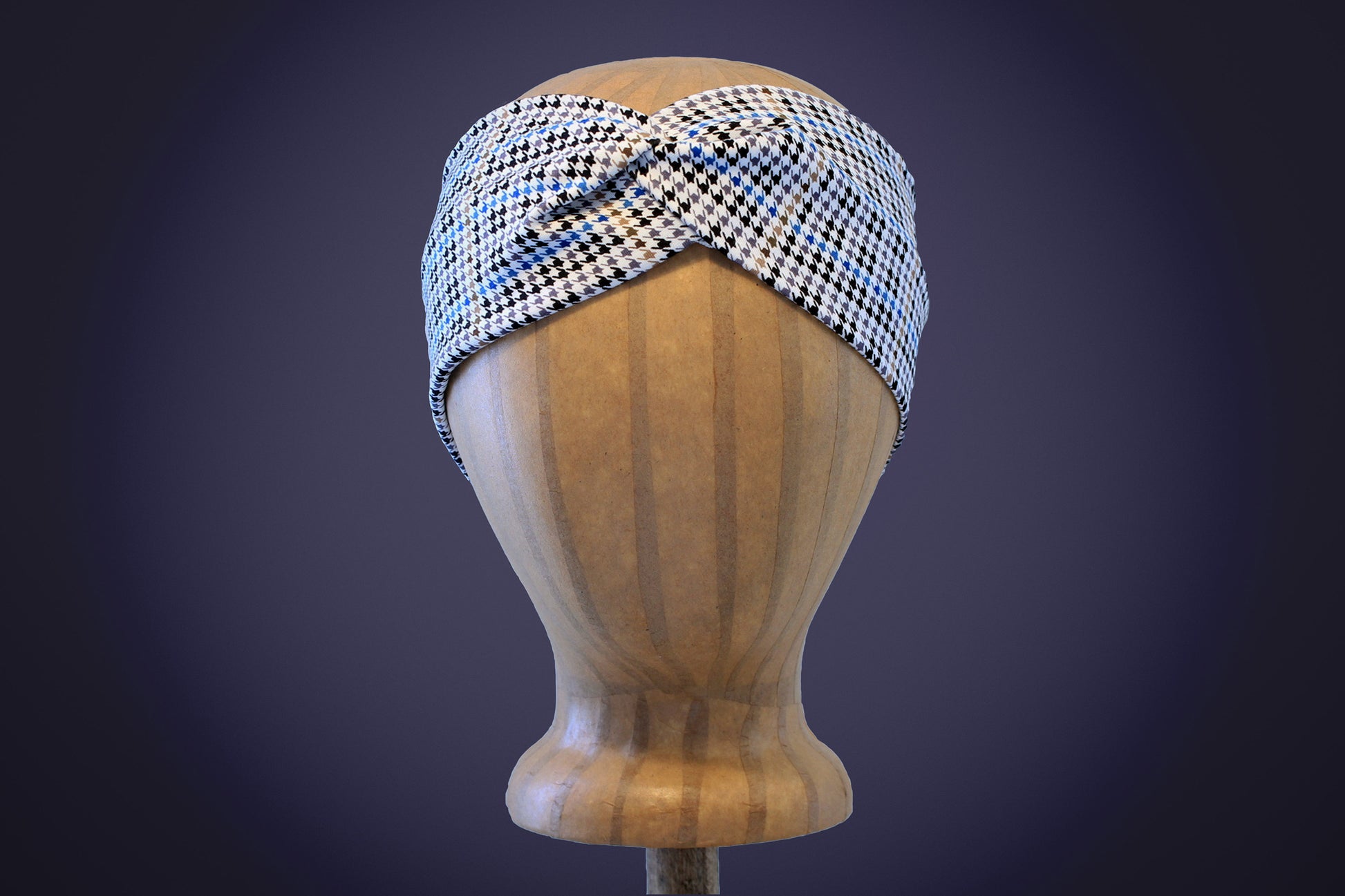 ARKWARD Houndstooth Mix White Headband