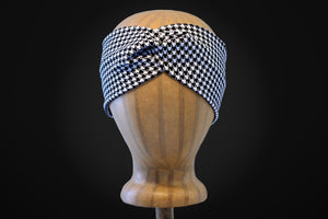 ARKWARD Houndstooth Black & White Headband