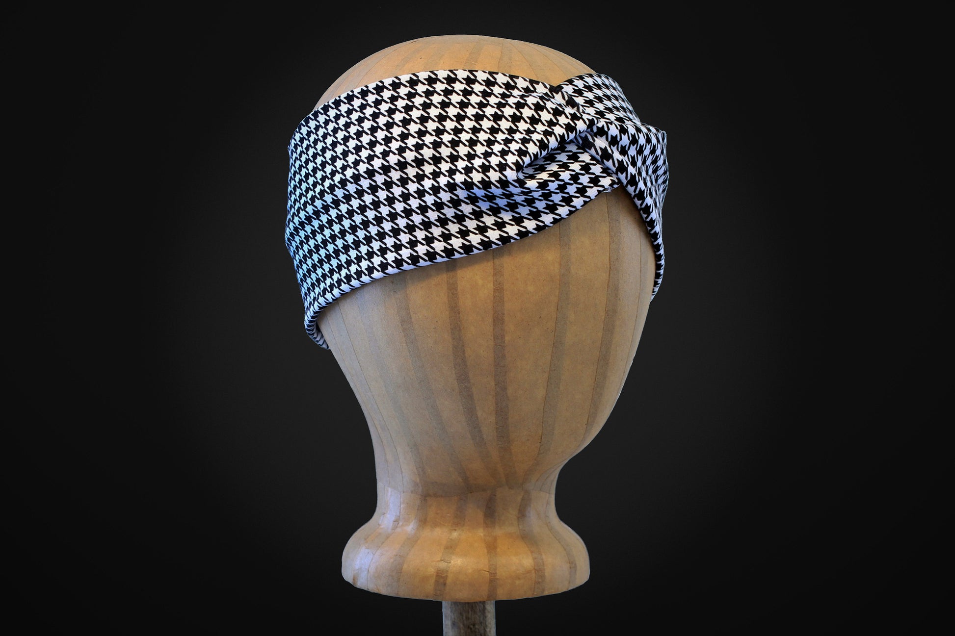 ARKWARD Houndstooth Black & White Headband