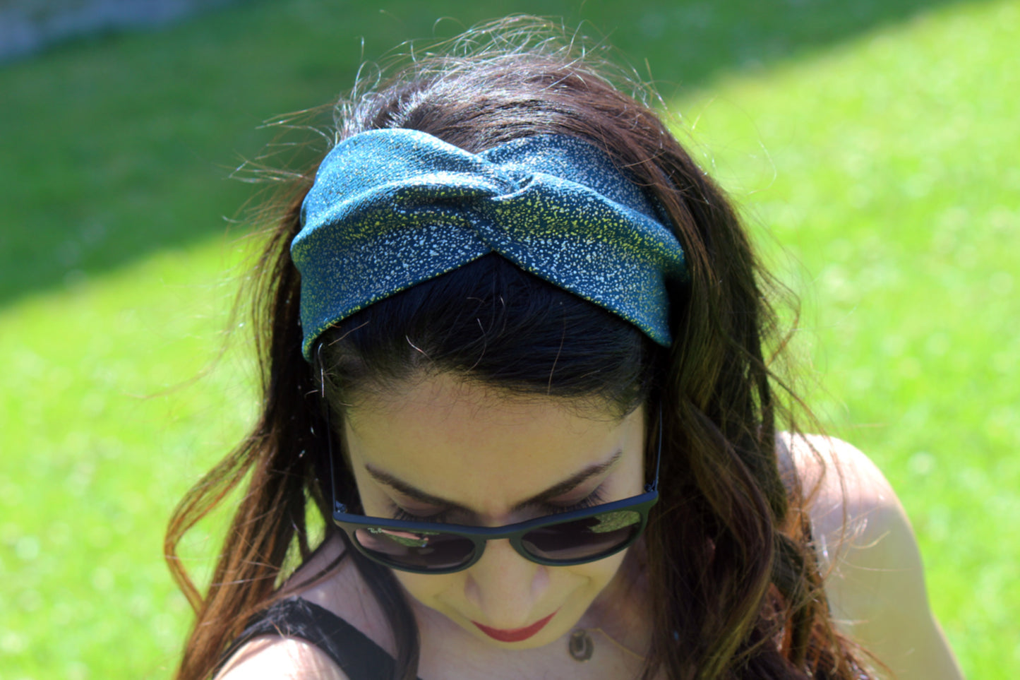 Arkward Teal & Gold Turban Headband