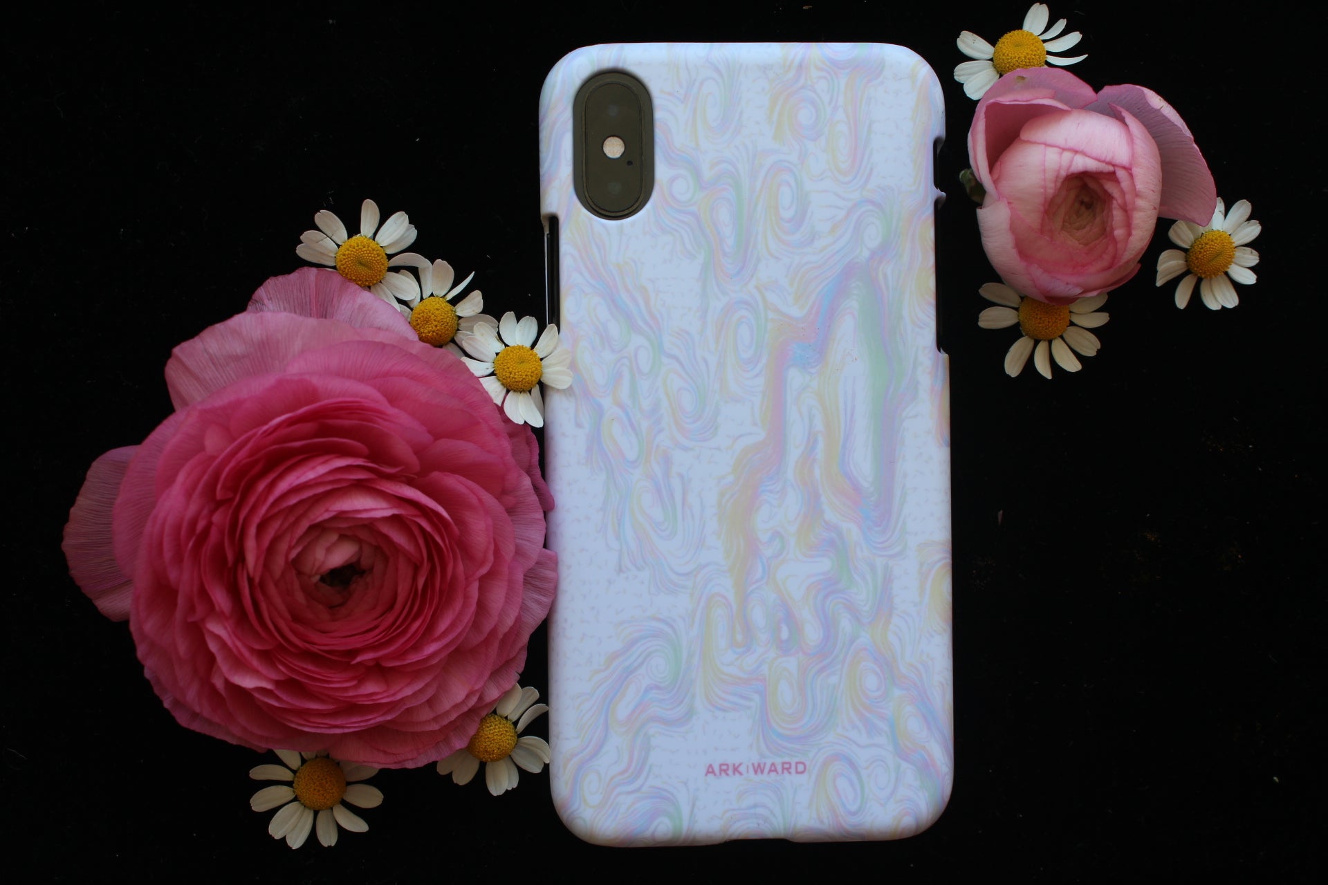 Arkward Orchid Pastel Pink iPhone Case