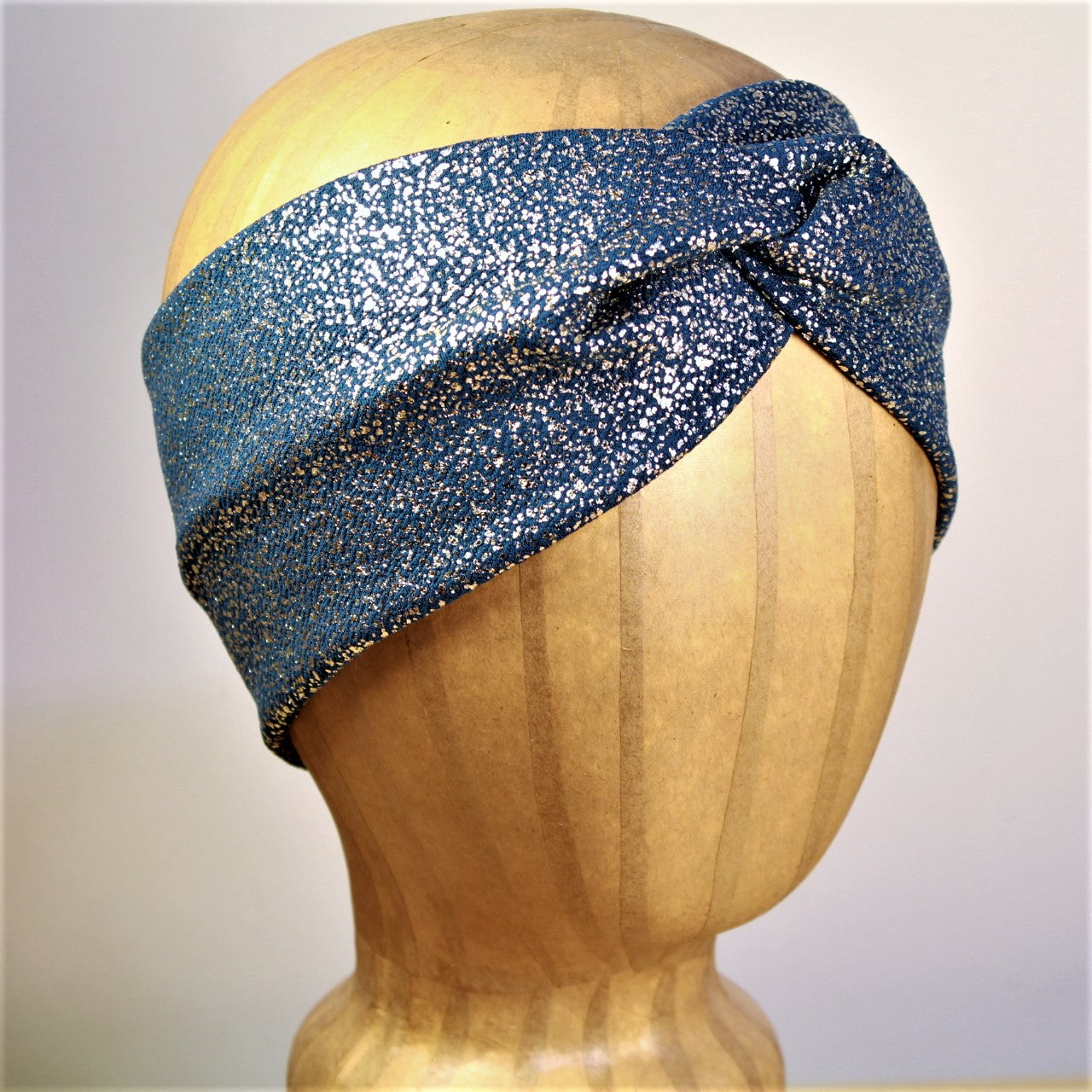 Arkward Teal & Gold Turban Headband