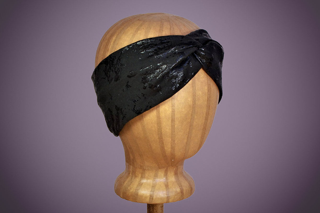 ARKWARD Black Turban Headband