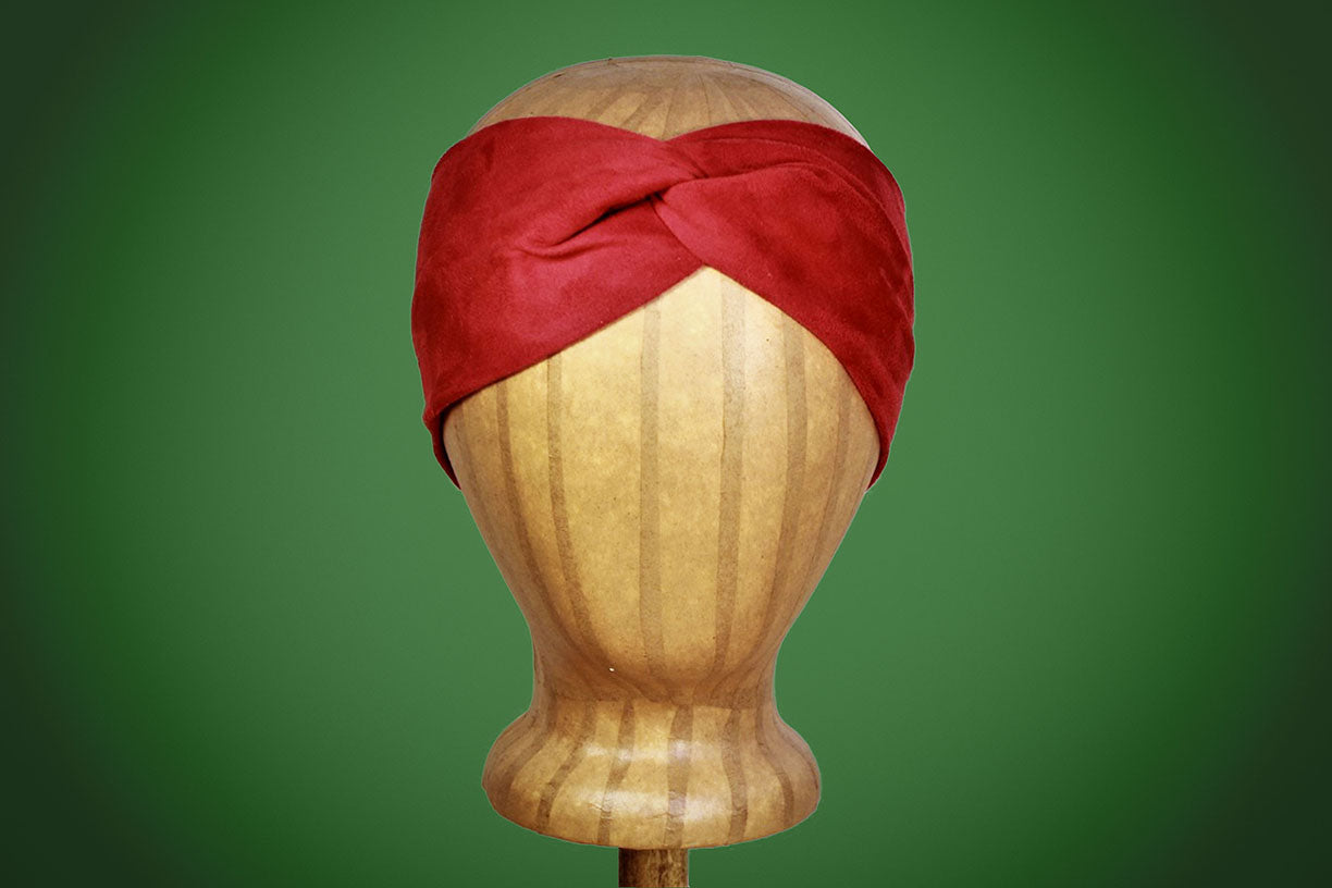 Arkward Red Microfiber Turban Headband