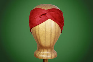 Arkward Red Microfiber Turban Headband