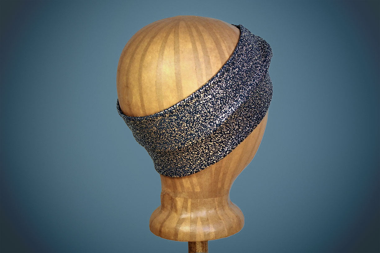 Arkward Teal & Gold Turban Headband