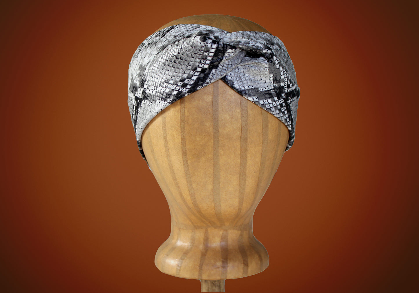 Snake Skin printed Turban Headband