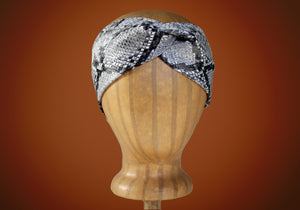 Snake Skin printed Turban Headband