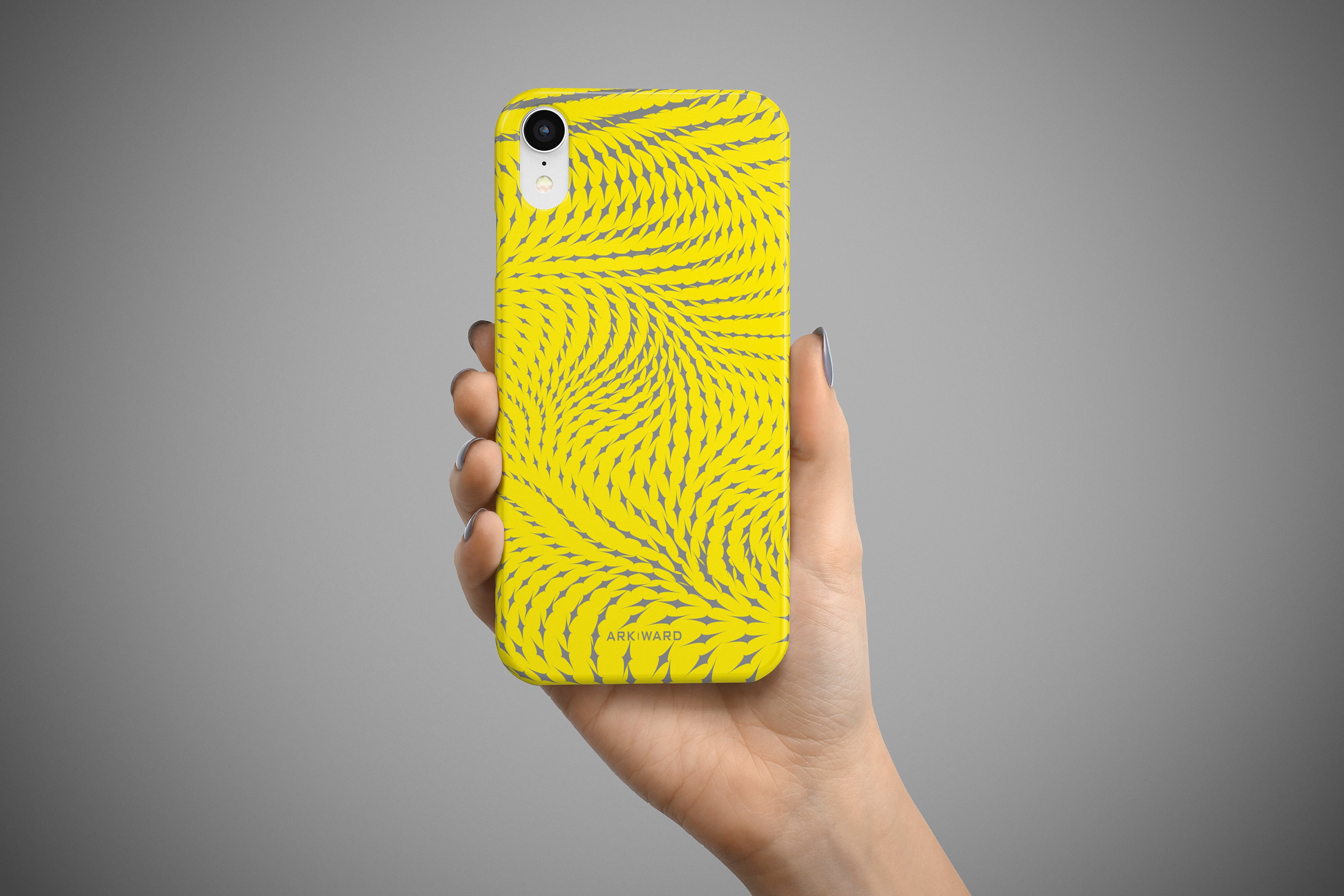 Arkward Yellow iPhone Case